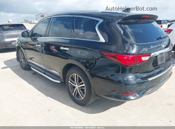 5N1DL0MNXHC547328 2017 INFINITI QX60 Black Հետևի ձախ