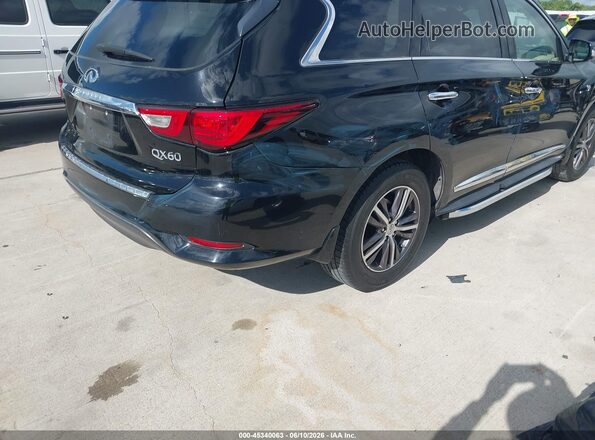 5N1DL0MNXHC547328 2017 INFINITI QX60 Black Հետևի աջ