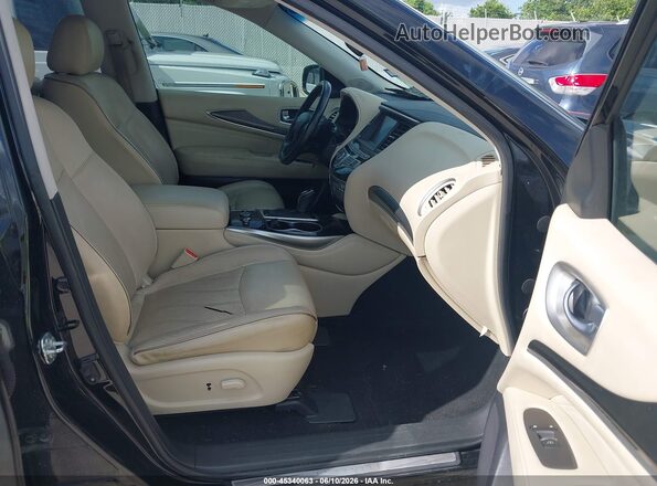 5N1DL0MNXHC547328 2017 INFINITI QX60 Black Սալոնի դիմացի տեսք