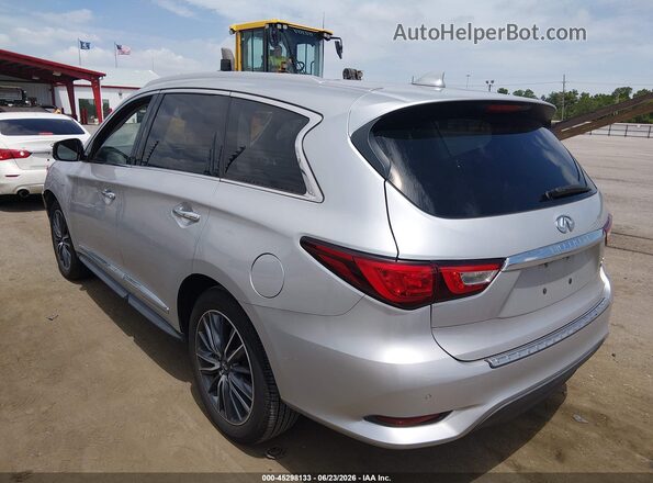 5N1DL0MNXHC549502 2017 INFINITI QX60 Серебряный Панорамный вид салона 360°