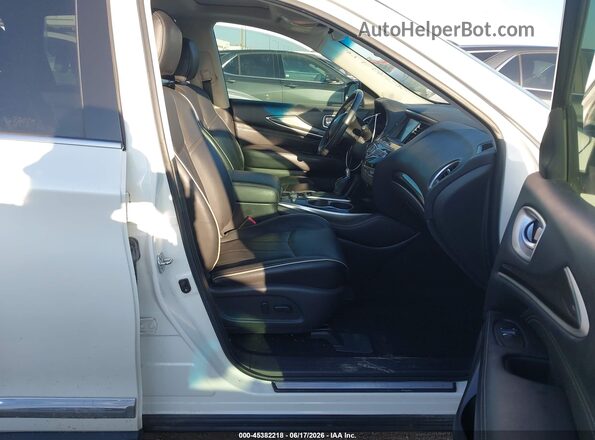 5N1DL0MNXJC512083 2018 INFINITI QX60 Белый Вид салона спереди