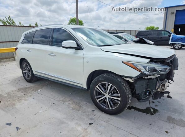 5N1DL0MNXJC520944 2018 INFINITI QX60 Белый Передняя правая четверть