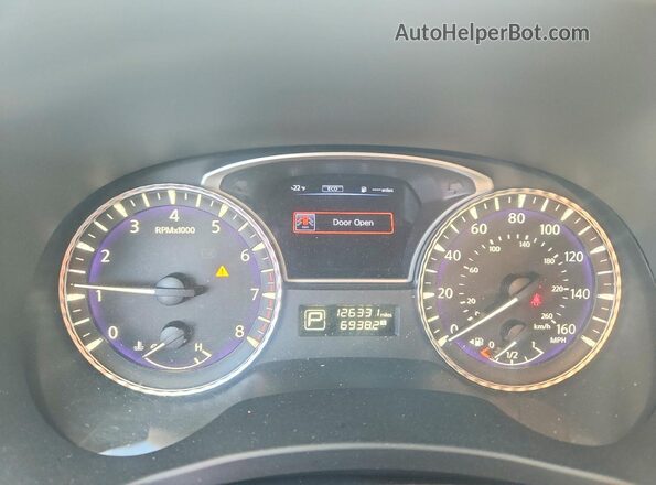 5N1DL0MNXJC520944 2018 INFINITI QX60 Белый Вид щитка приборов