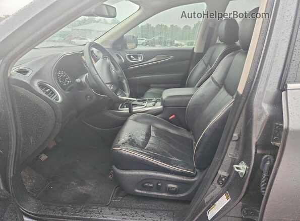 5N1DL0MNXKC568784 2019 INFINITI QX60 Charcoal Вид салону спереду