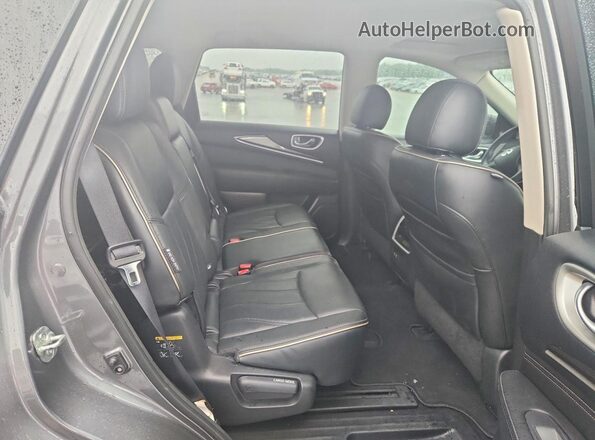 5N1DL0MNXKC568784 2019 INFINITI QX60 Charcoal Вид задньої частини салону