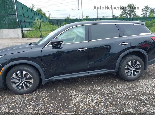 5N1DL1ES3RC353686 2024 INFINITI QX60 Black Widok wnętrza 360 stopni
