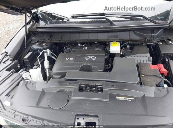 5N1DL1ES3RC353686 2024 INFINITI QX60 Black Widok z tyłu