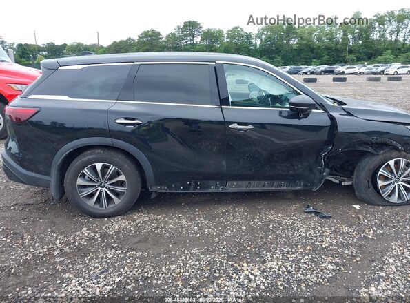 5N1DL1ES3RC353686 2024 INFINITI QX60 Black Widok wnętrza z tyłu