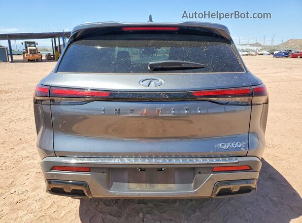 5N1DL1FR2PC353834 2023 INFINITI QX60 Charcoal Вид ззаду