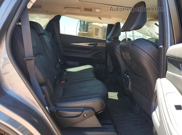 5N1DL1FR2PC353834 2023 INFINITI QX60 Charcoal Вид задньої частини салону