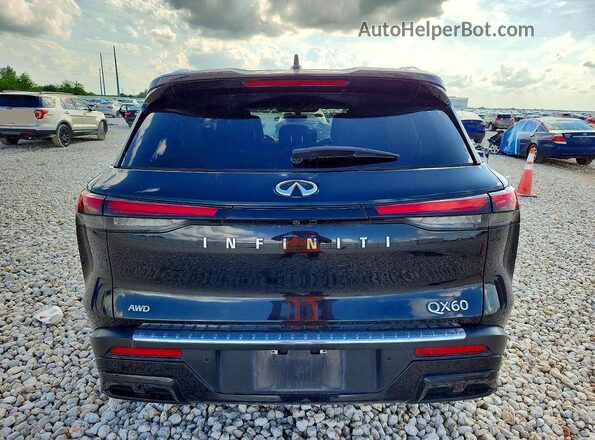 5N1DL1FS2PC362536 2023 INFINITI QX60 Black Widok z tyłu