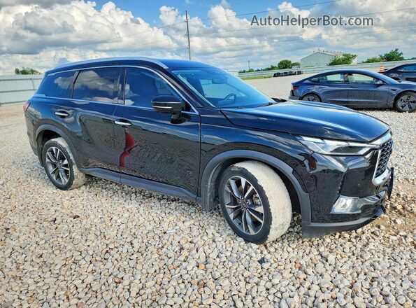 5N1DL1FS2PC362536 2023 INFINITI QX60 Black Przód prawy