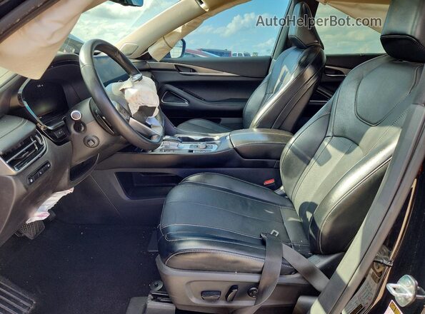 5N1DL1FS2PC362536 2023 INFINITI QX60 Black Widok wnętrza z przodu