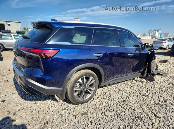 5N1DL1FS3PC349360 2023 INFINITI QX60 Синий Задняя правая четверть