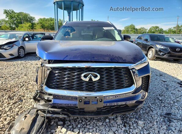 5N1DL1FS3PC349360 2023 INFINITI QX60 Синий Вид спереди