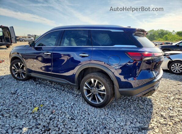 5N1DL1FS3PC349360 2023 INFINITI QX60 Синий Задняя левая четверть