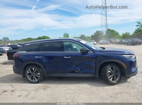 5N1DL1FS5PC358769 2023 INFINITI QX60 Blue უკანა სალონის ხედი