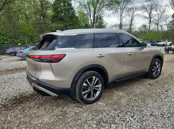 5N1DL1FS7PC350172 2023 INFINITI QX60 Tan Trasero derecho