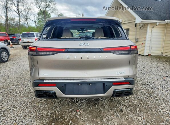 5N1DL1FS7PC350172 2023 INFINITI QX60 Tan Vista trasera