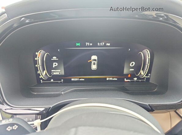 5N1DL1FS7PC350172 2023 INFINITI QX60 Tan Vista del cuadro de instrumentos
