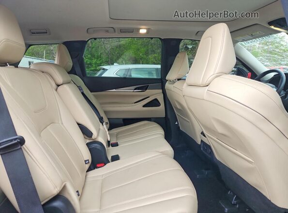 5N1DL1FS7PC350172 2023 INFINITI QX60 Tan Vista de los asientos traseros