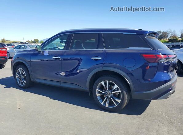 5N1DL1FS8NC330803 2022 INFINITI QX60 Blue უკანა მარცხენა