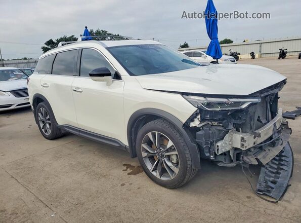 5N1DL1FS9PC360458 2023 INFINITI QX60 White Передня права чверть