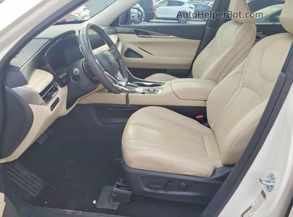 5N1DL1FS9PC360458 2023 INFINITI QX60 White Вид салону спереду