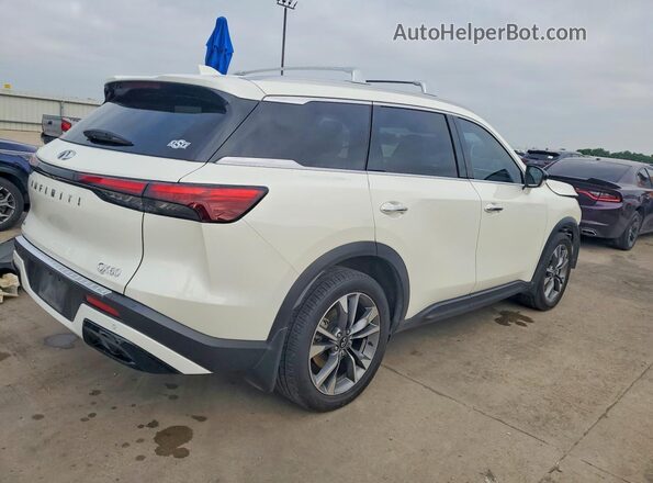 5N1DL1FS9PC360458 2023 INFINITI QX60 White Задня права чверть