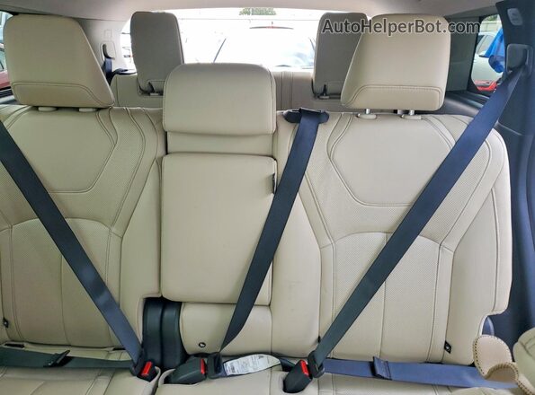 5N1DL1FS9PC360458 2023 INFINITI QX60 White Вид задніх сидінь
