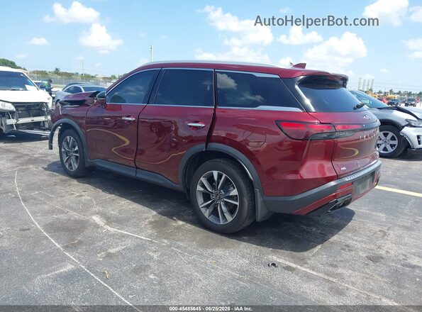 5N1DL1FS9PC367569 2023 INFINITI QX60 Red Задня ліва чверть