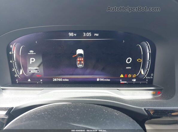 5N1DL1FS9PC367569 2023 INFINITI QX60 Red Вид задніх сидінь