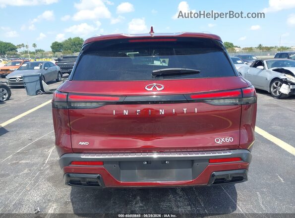 5N1DL1FS9PC367569 2023 INFINITI QX60 Red 