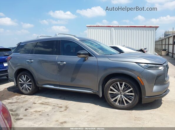 5N1DL1GS9PC376545 2023 INFINITI QX60 Gray Rear interior view