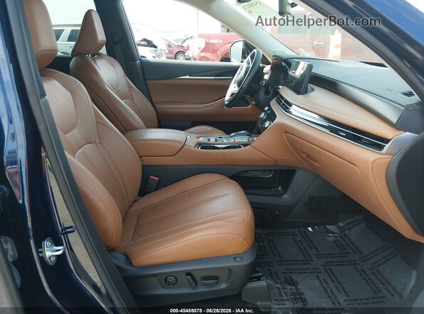 5N1DL1GSXNC335242 2022 INFINITI QX60 Blue Widok wnętrza z przodu