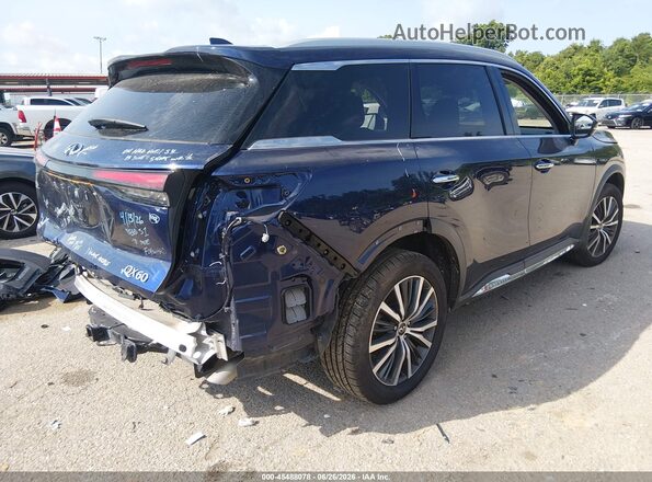 5N1DL1GSXNC335242 2022 INFINITI QX60 Blue Tył prawy