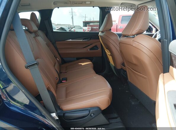5N1DL1GSXNC335242 2022 INFINITI QX60 Blue Widok naklejki z numerem VIN