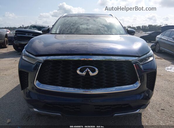 5N1DL1GSXNC335242 2022 INFINITI QX60 Blue Widok wnętrza z tyłu