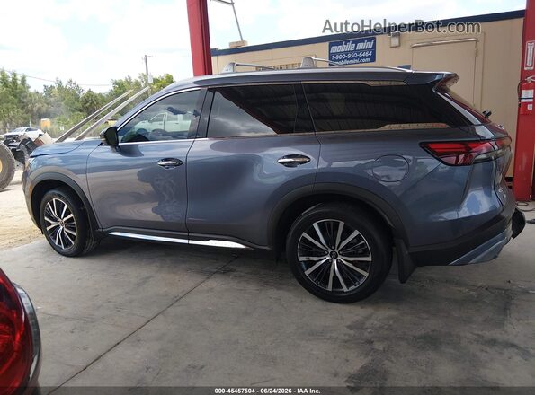 5N1DL1GSXRC338003 2024 INFINITI QX60 Blue Սալոնի հետևի տեսք
