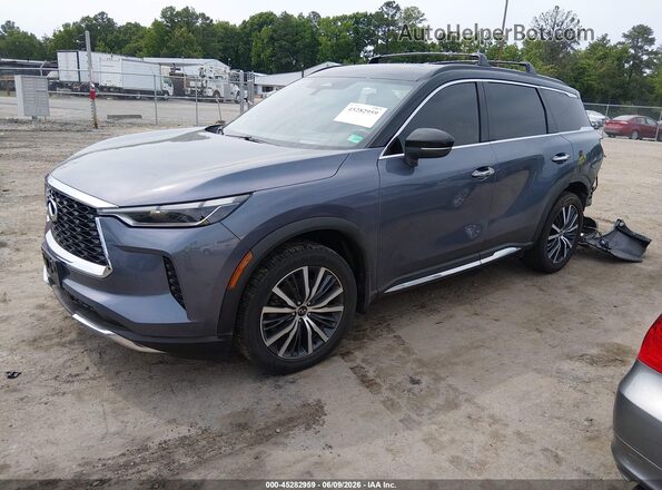 5N1DL1HT0NC340778 2022 INFINITI QX60 Gray Передня ліва чверть