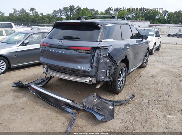 5N1DL1HT0NC340778 2022 INFINITI QX60 Gray Задня права чверть