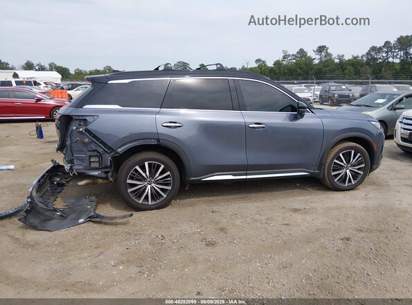 5N1DL1HT0NC340778 2022 INFINITI QX60 Gray Панорамний вид салону 360°