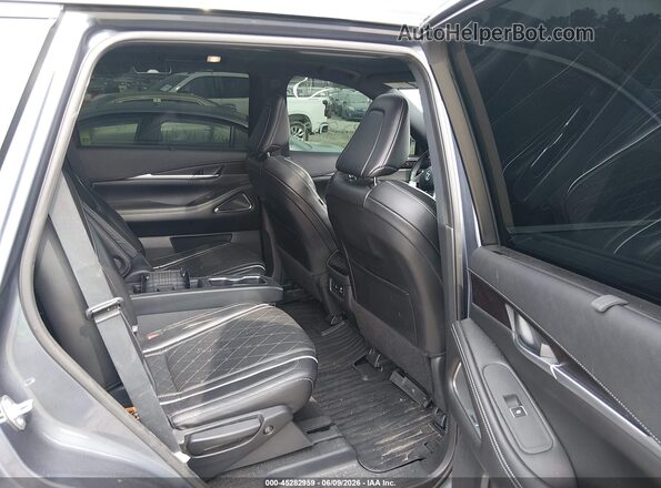 5N1DL1HT0NC340778 2022 INFINITI QX60 Gray Вид наклейки з VIN-кодом
