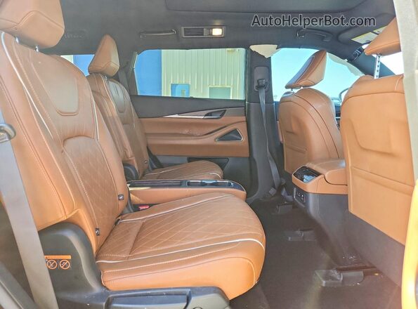 5N1DL1HT1NC340093 2022 INFINITI QX60 Black Rear interior view