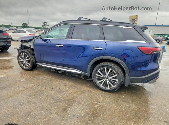 5N1DL1HU0RC349690 2024 INFINITI QX60 Blue Rear left