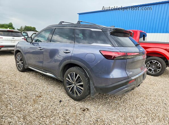 5N1DL1HU0RC352170 2024 INFINITI QX60 Blue Задня ліва чверть