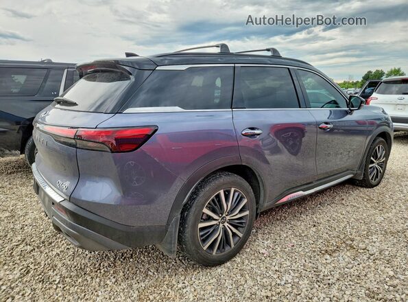 5N1DL1HU0RC352170 2024 INFINITI QX60 Blue Задня права чверть