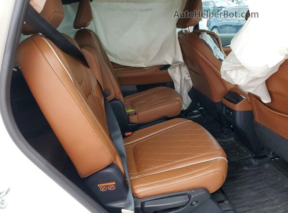 5N1DL1HU5PC376705 2023 INFINITI QX60 White Вид задньої частини салону