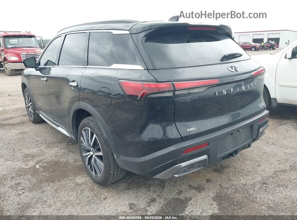 5N1DL1HUXRC357327 2024 INFINITI QX60 Black უკანა მარცხენა