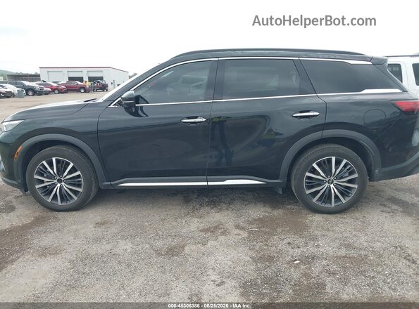 5N1DL1HUXRC357327 2024 INFINITI QX60 Black სალონის 360-გრადუსიანი ხედი